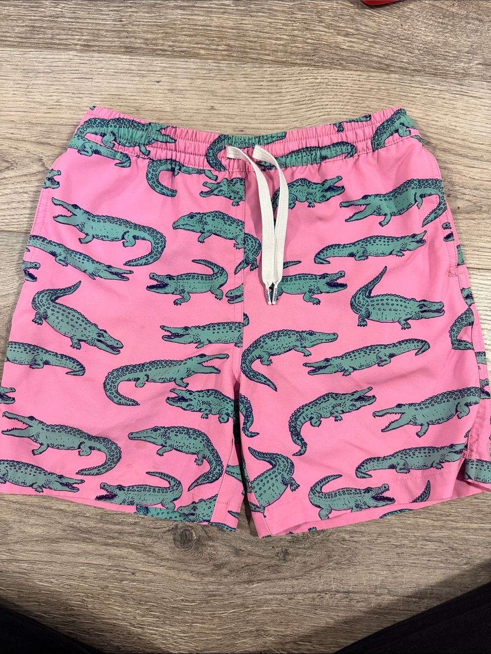 Chubbies youth Shorts with Green Alligator Print